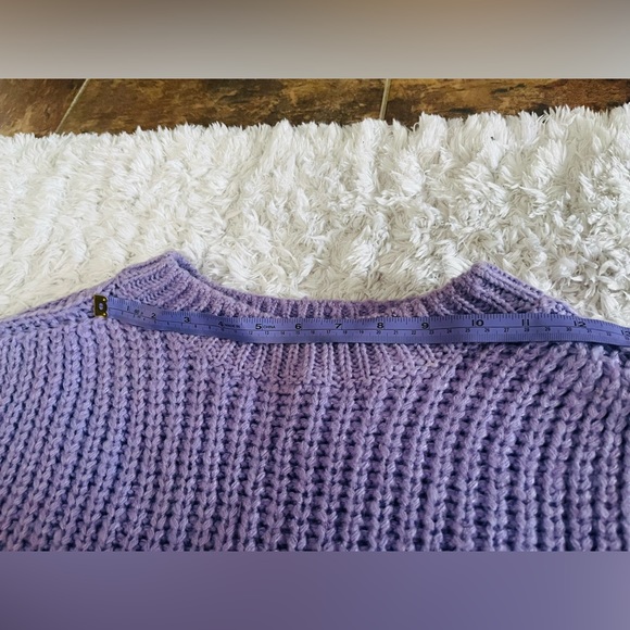 Oversized thickened purple high waist Cloth by RD sweater - Picture 9 of 10